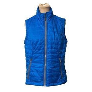 Charles River Apparel Puffer Vest Medium Blue Primaloft Quilted Gorpcore Sporty